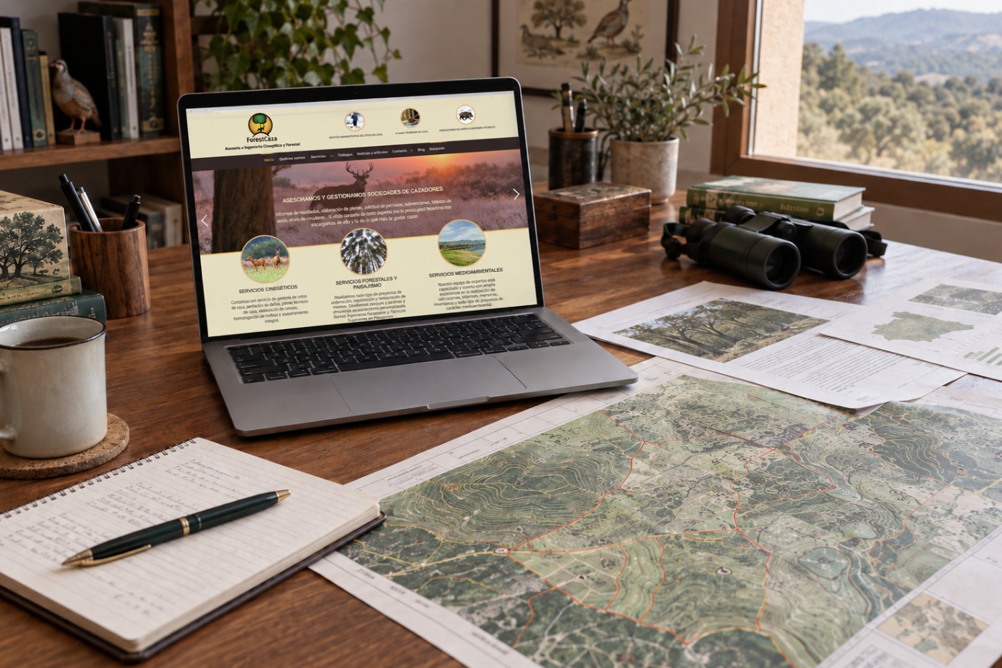 Elaboración de contenidos para webs de caza y mundo rural